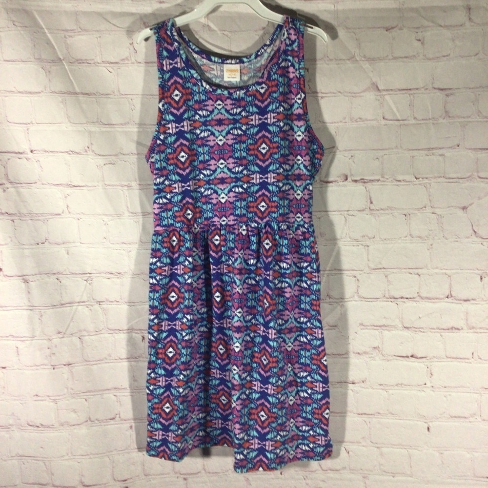 Gymboree Colorful Racerback Dress - Size Medium (7-8)